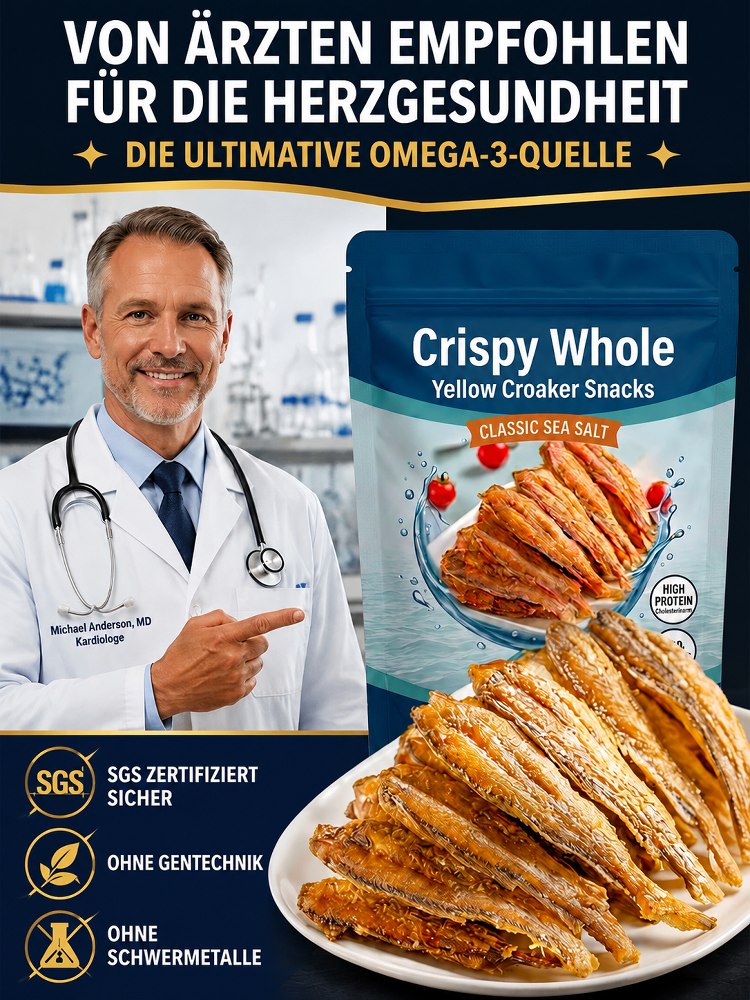 Ganzer Premium-Gelbfisch — Tiefsee-Wildfang, unwiderstehlich köstlich🐟Das Fleisch ist zart und frisch, erfordert keine komplizierte Zubereitung und ist sowohl bei älteren Menschen als auch bei Kindern beliebt