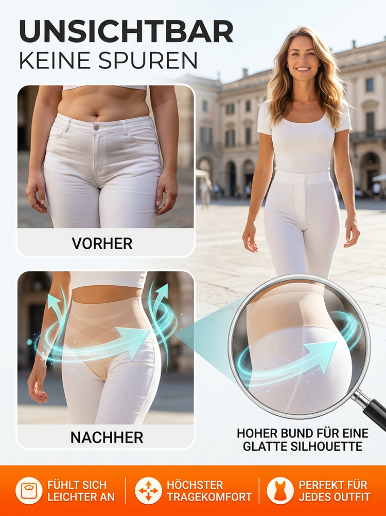 [Macht 20 Jin schlanker] Ultradünne, bauchformende, unsichtbare Unterhose✨ Absolut unsichtbar unter eng anliegender Kleidung – verabschieden Sie sich von unschönen Abdrücken und genießen Sie eine glatte, schlanke Silhouette