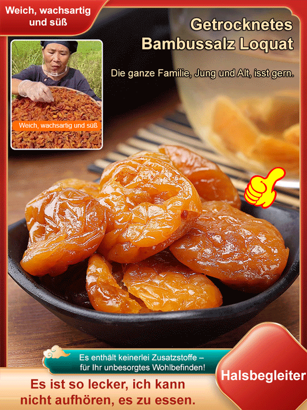 🌿Reines natürliches Yunxiao Bambussalz-Luo Han Guo Trockenfrucht, Lindert Beschwerden wie Stimmüberbeanspruchung und Halsschmerzen