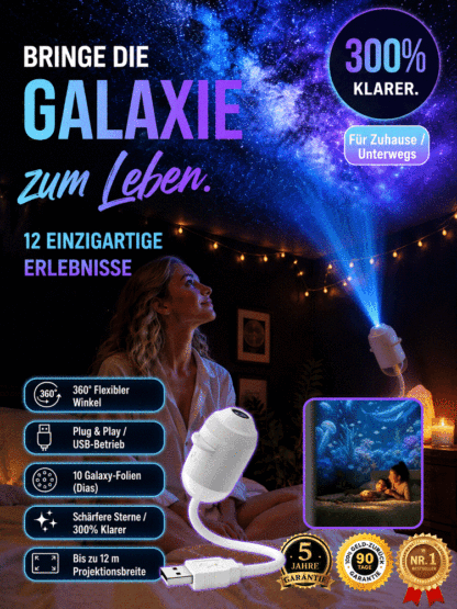 Das Sternennachtlicht bringt die nordischen Aurora Borealis in Ihr Schlafzimmer✨Mit nur einem Klick lässt sich die Szene umschalten und ein gewöhnliches Zimmer in eine traumhafte Unterwasserwelt verwandeln