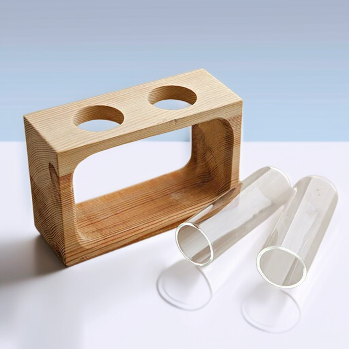 Einfache geometrische kleine Hydrokulturvase