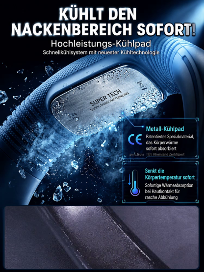 Neuer Halsventilator🤲 Das tragbare Design im Nackenband-Stil gibt Ihnen die Hände frei und eignet sich daher ideal für Pendelfahrten, Kochen und Aktivitäten im Freien
