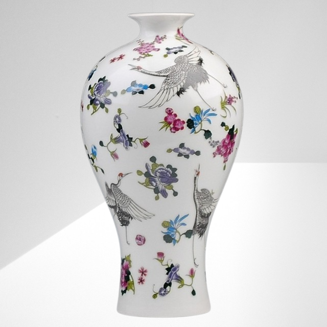 Keramikvase Dekoration Leuchtende Porzellanvase