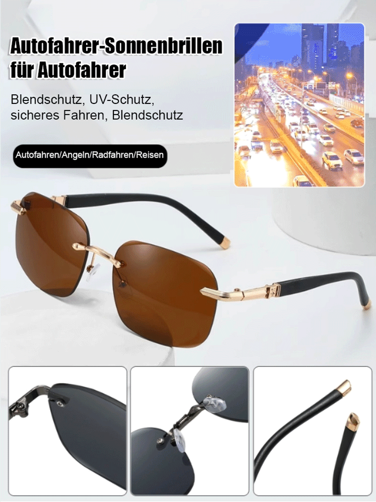 🕶️Piloten hochauflösende polarisierte Sonnenbrille☀️99% hoher UV-Schutz, blockiert UVA/UVB-Ultraviolettstrahlen vollständig