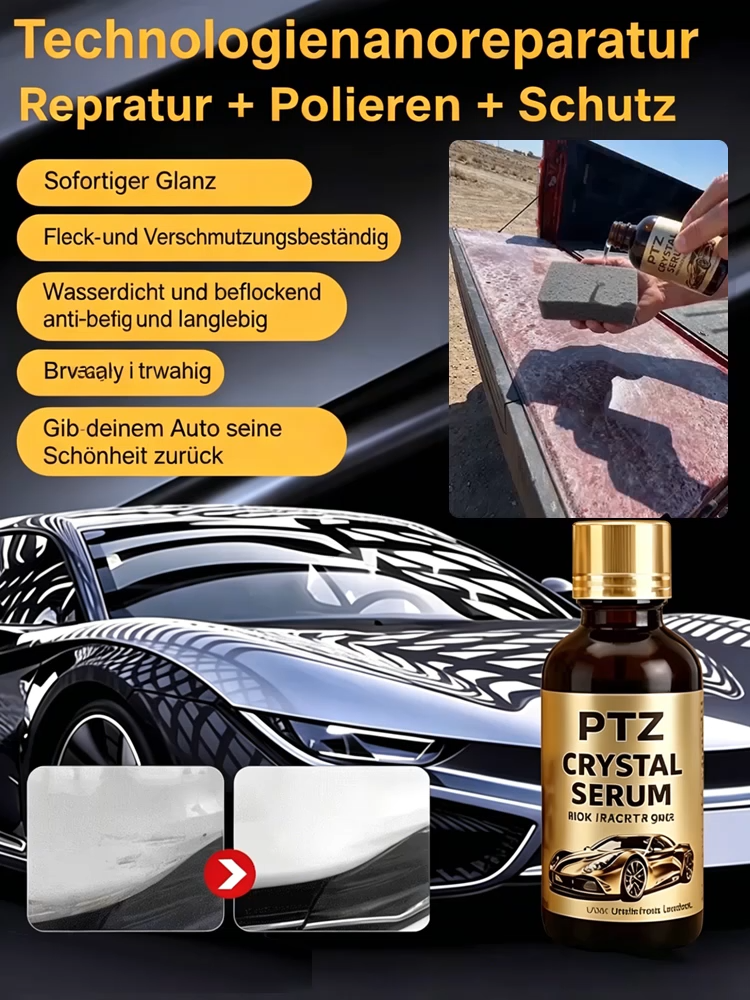 Kratzer- und Glanzpflege-Fluid für Autos ✨🧴 Repariert Kratzer in nur einer Sekunde, bringt den Autolack sofort zum Strahlen und verleiht ihm ein kristallklares Finish.