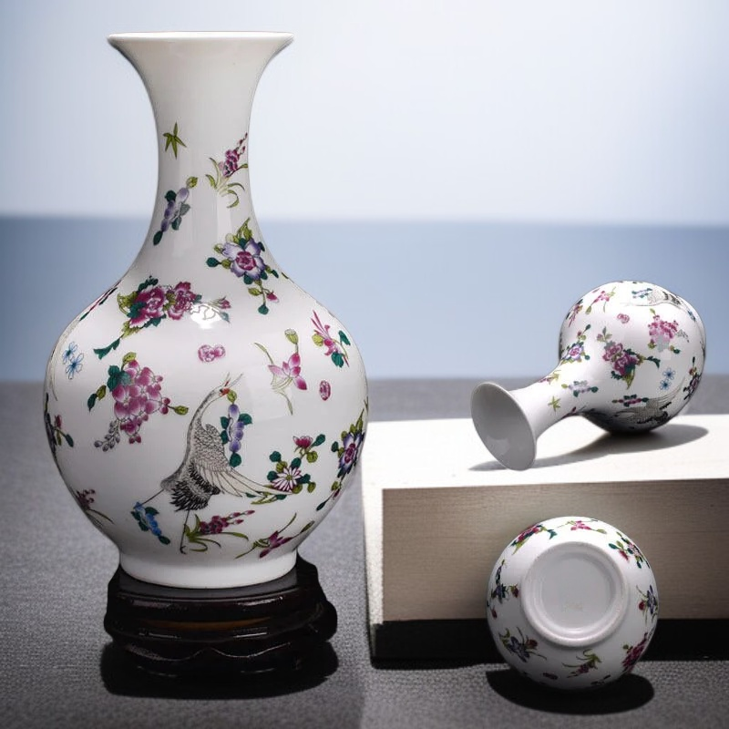 Keramikvase Dekoration Leuchtende Porzellanvase