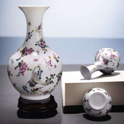 Keramikvase Dekoration Leuchtende Porzellanvase