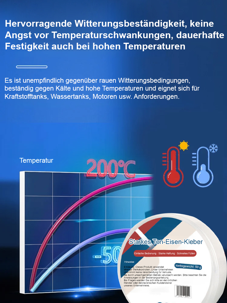 Multifunktionaler Kunststoff-Stahl-Niob-Eisen-Kleber, der nach dem Aushärten härter als Stahl ist✅ 10-fache Geld-zurück-Garantie + 100 % volle Rückerstattung, Geld-zurück-Garantie bei Unwirksamkeit