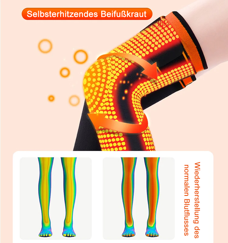 🌿Heißbegehrte Wermut-Kompressions-Kniestrümpfe🔄Verbessert Bein-Durchblutung, lindert durch Durchblutungsstörungen verursachte Schmerzen und Taubheit