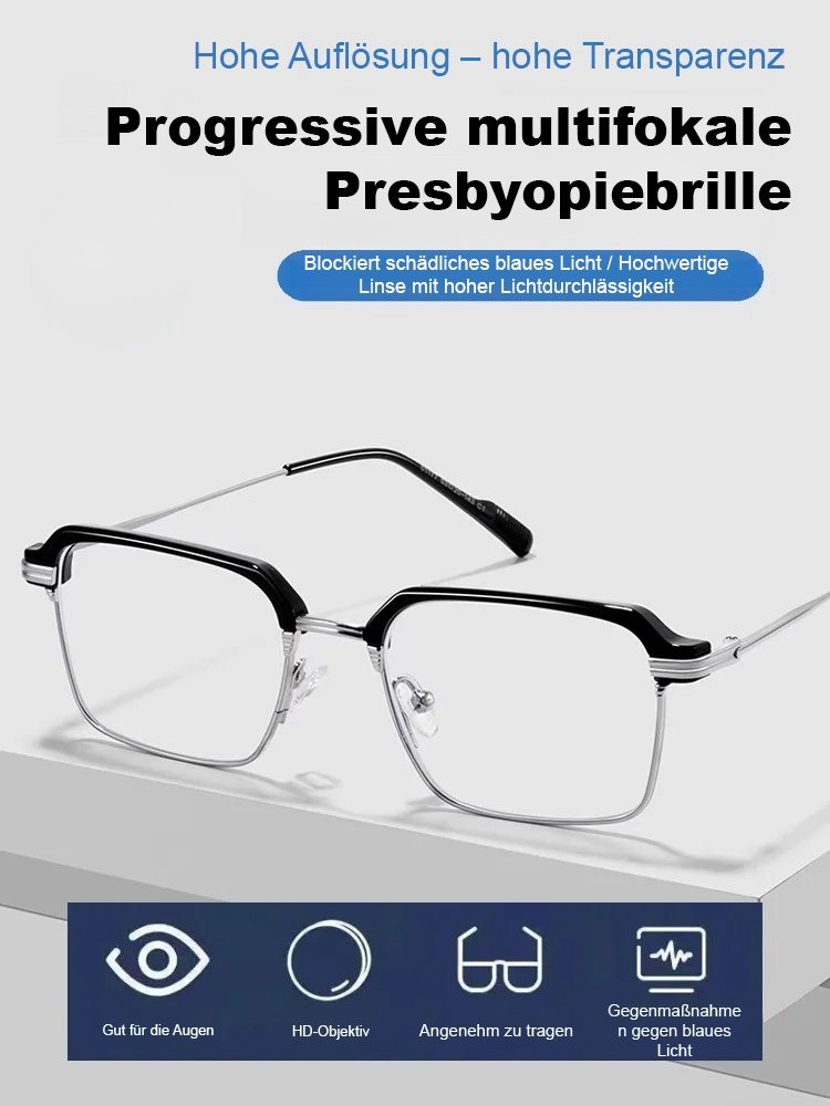 Automatische Zoom-Lesebrille mit lichtempfindlicher Farbanpassung und Blaulichtfilter ☀️ Die lichtempfindliche, automatische Farbanpassung sorgt für optimale Sicht – ein einziges Glas für alles, egal ob Sie lesen oder in die Ferne schauen.