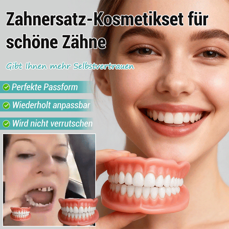【All-Inclusive Custom】Zahnersatz Pflege- und Verschönerungsset
