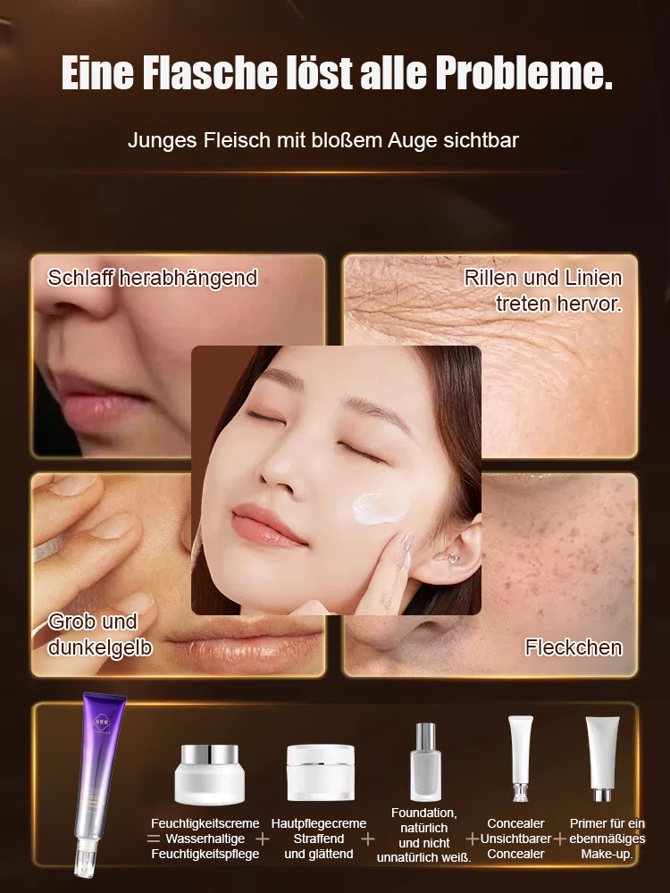All-in-One Dewy Firming Tone-up Cream🌸Aufhellend und aufhellend + kaschierend und korrigierend + Sonnenschutz + Anti-Aging und Faltenreduzierung + straffend und feuchtigkeitsspendend, eine Flasche erfüllt mehrere Bedürfnisse.