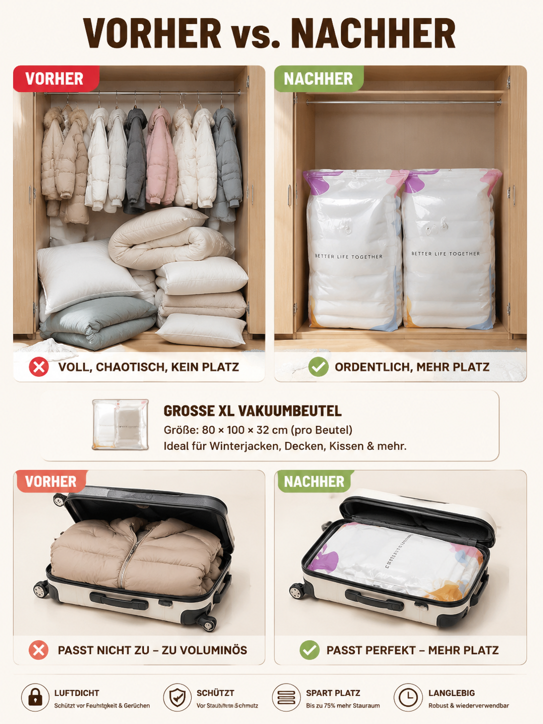 Cavaunory™ bedding storage