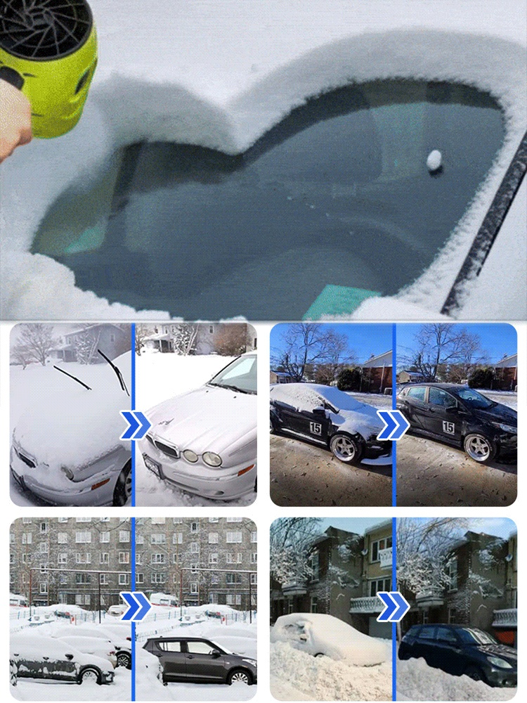 Industrial-grade dust removal snow-blowing turbo fan