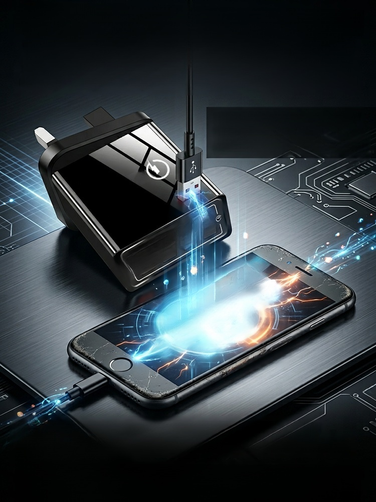 Four-Port Travel Charger for Extended Phone Battery Life