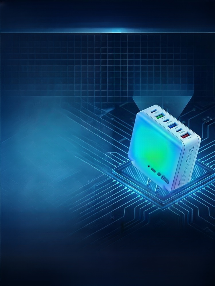 Six-port fast charging adapter