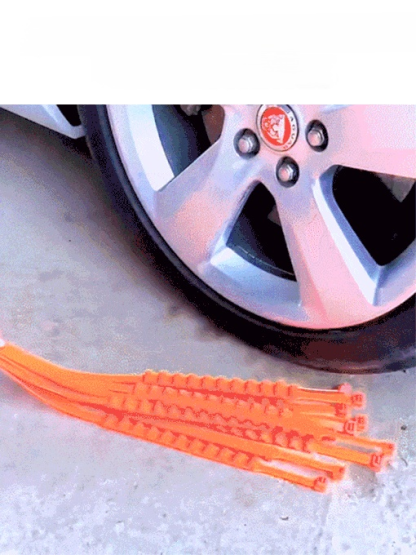 Anti-slip chains for cars and motorcycles