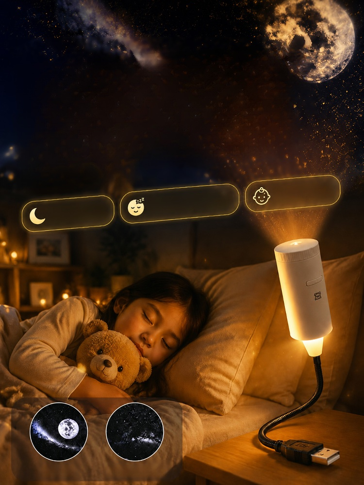 Starry Sky Projection Night Light🌙