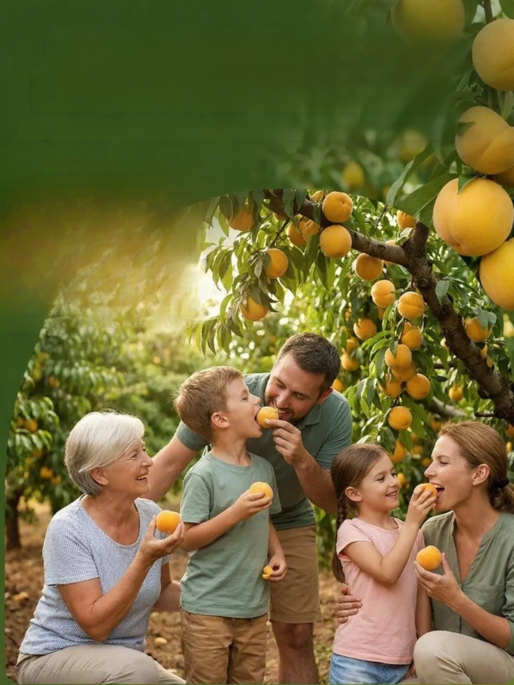 [Bearing Fruit in 3 Months] Extra Large Golden Peach Saplings