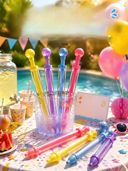 Firework water spray toy