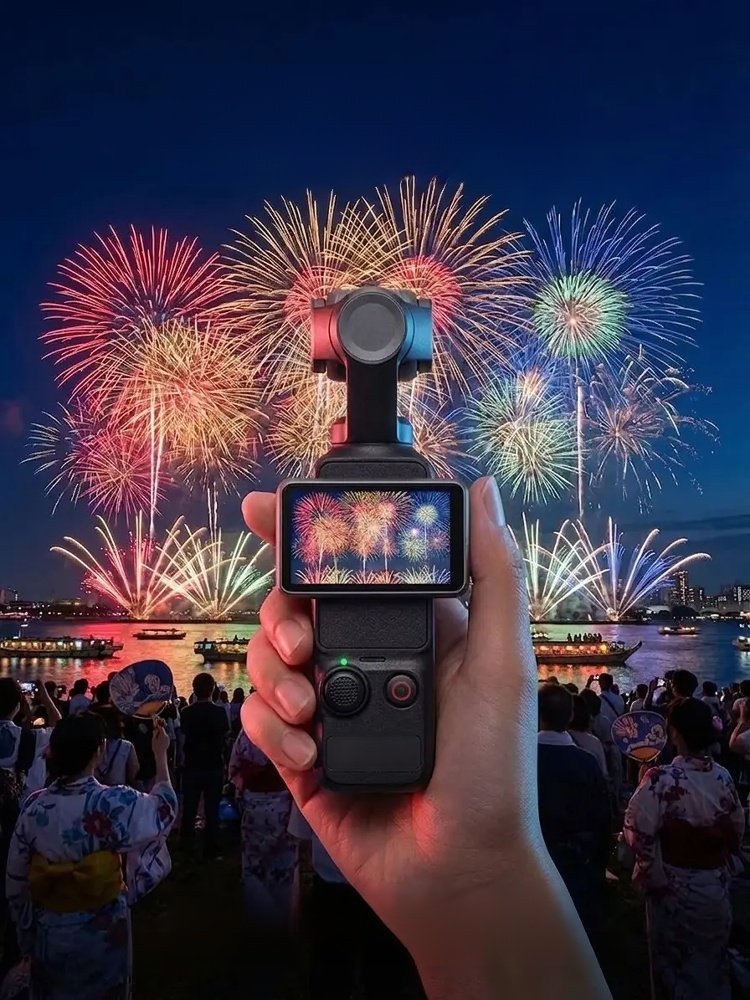Handheld Stabilized Outdoor Sports Camera