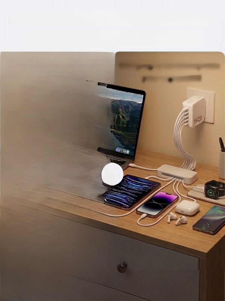 Six-port fast charging adapter