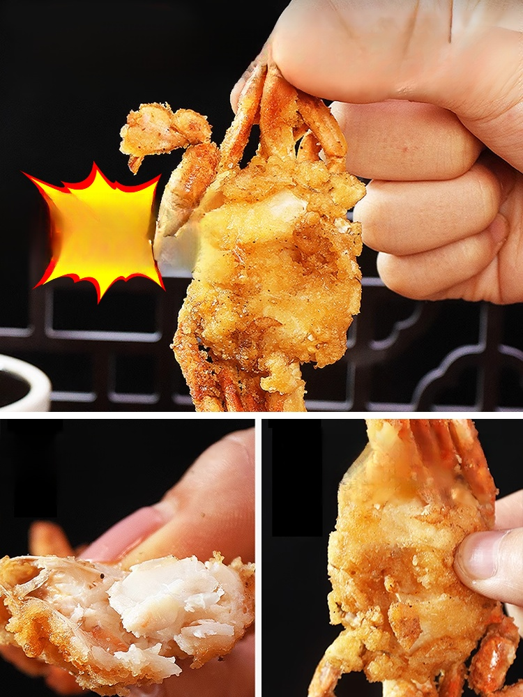 Crispy ready-to-eat small sea crab