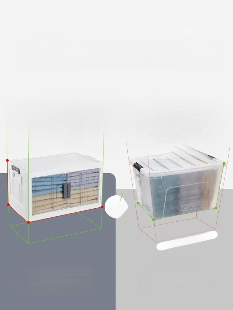 Free installation folding storage cabinet