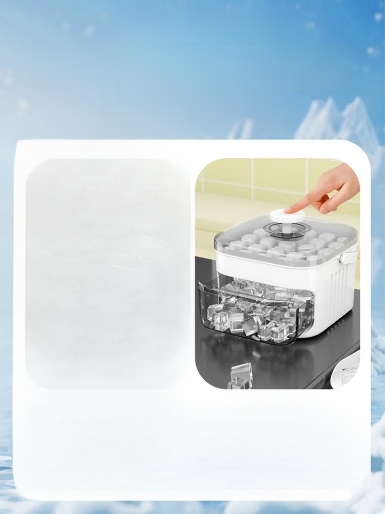 [Lazy Man's Artifact] Large Capacity Ice Maker That Doesn't Dirt Your Hands