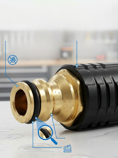 Black Gold Steel Direct Injection Gun High Pressure Nozzle