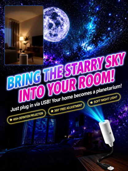 Starry Sky Projection Night Light