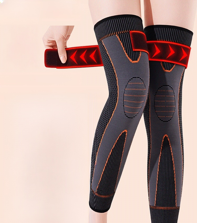 Dot matrix wormwood anti-slip and warm knee brace