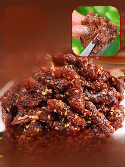 Inner Mongolia grassland specialty: air-dried beef tendons