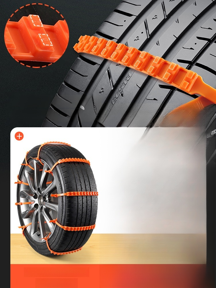 Anti-slip chains for cars and motorcycles