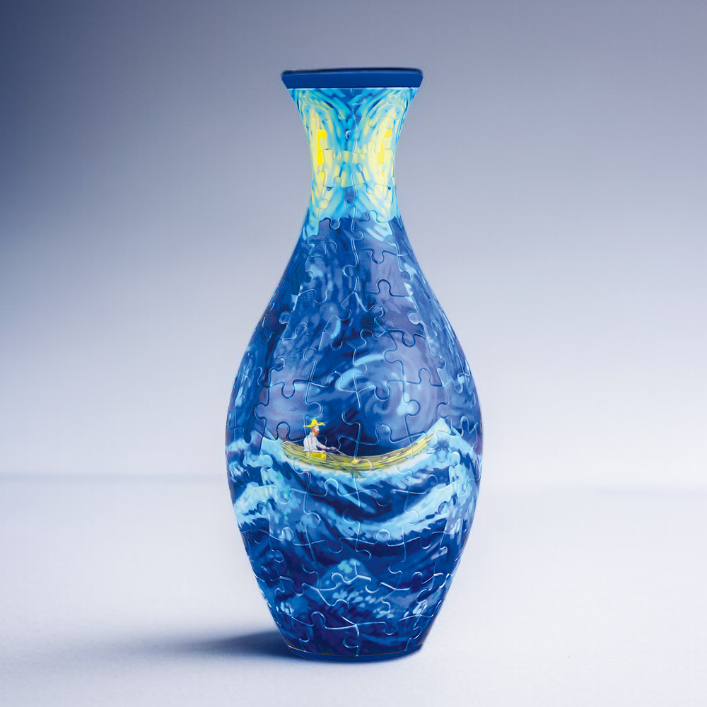 3D puzzle vase living room decoration