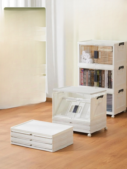 Free installation folding storage cabinet