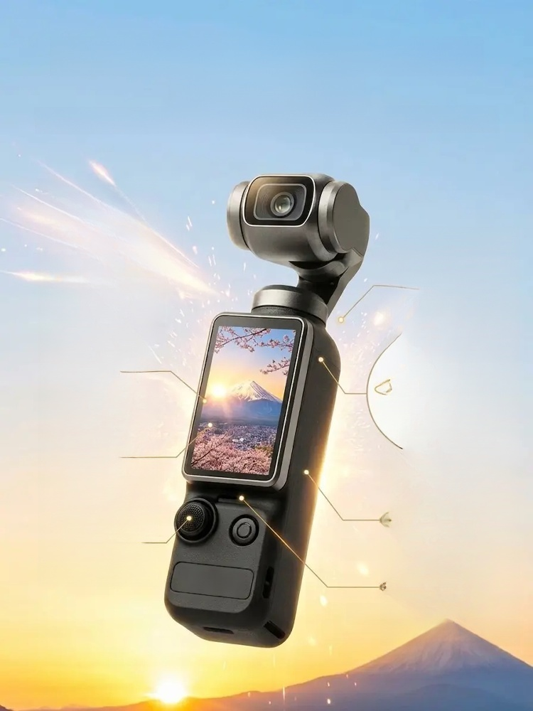 Handheld Stabilized Outdoor Sports Camera