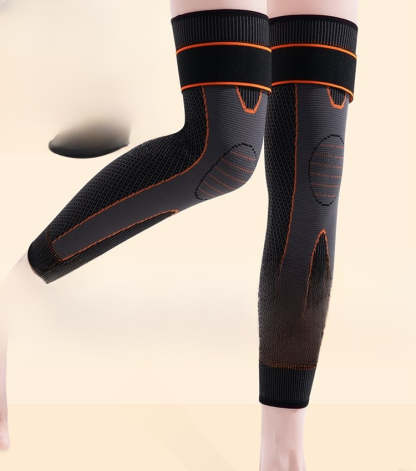 Dot matrix wormwood anti-slip and warm knee brace