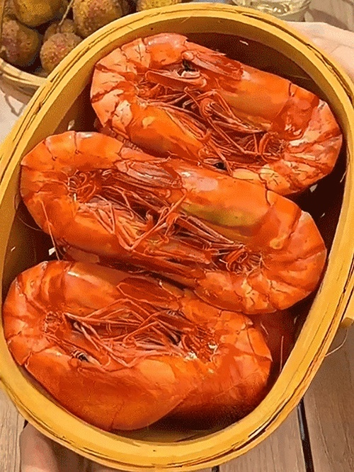 [Low-fat and high-protein] Freshly grilled and ready-to-eat large nine-section dried shrimps