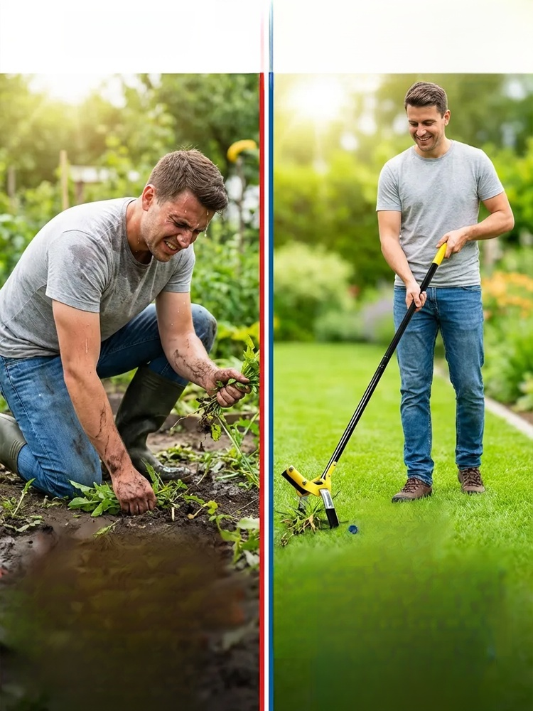 [Half the weeding time] Standing weeding ring