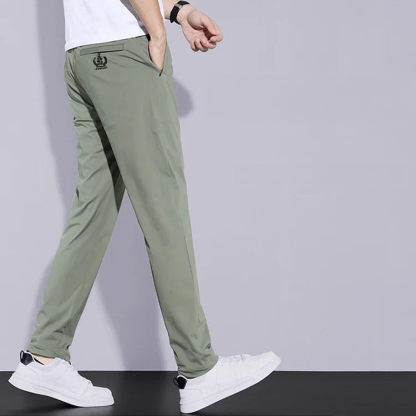 Summer ultra-thin breathable ice silk pants