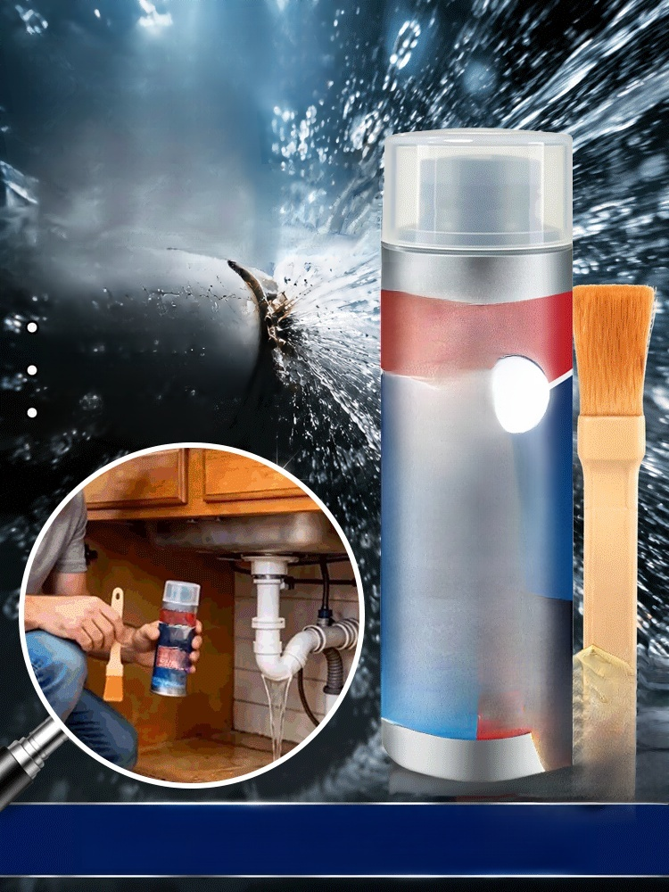 Invisible brush-applied leak sealant