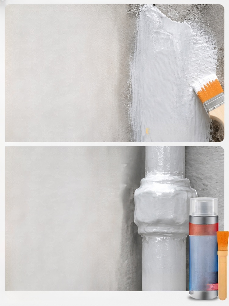 Invisible brush-applied leak sealant