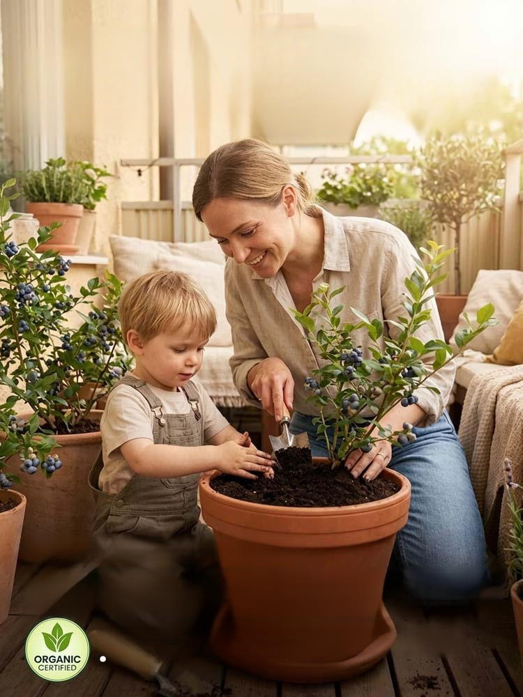 [Large Fruit, High Yield] Duke Blueberry Saplings, Large Fruit, Potted Plants