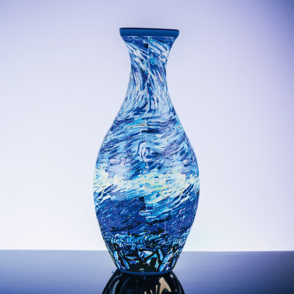 3D puzzle vase living room decoration