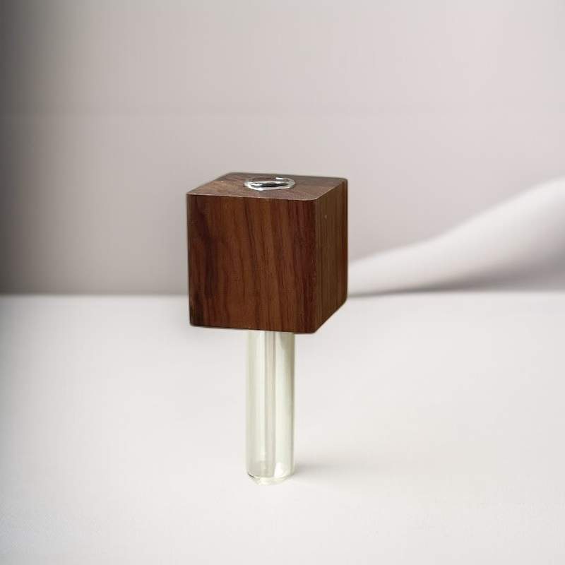 Wooden flower vase Simple 3d flower vase