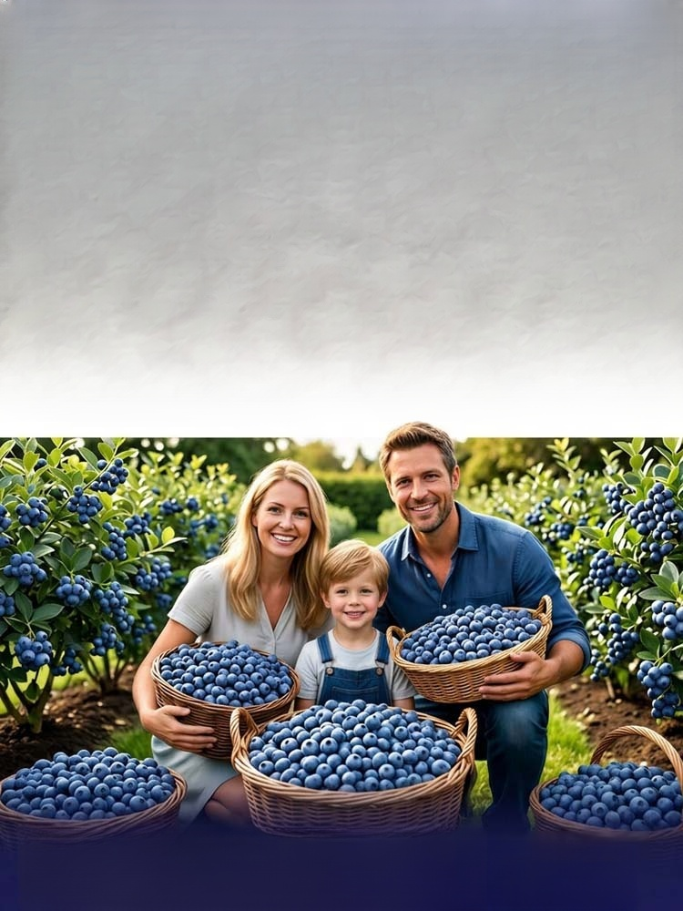 [Large Fruit, High Yield] Duke Blueberry Saplings, Large Fruit, Potted Plants
