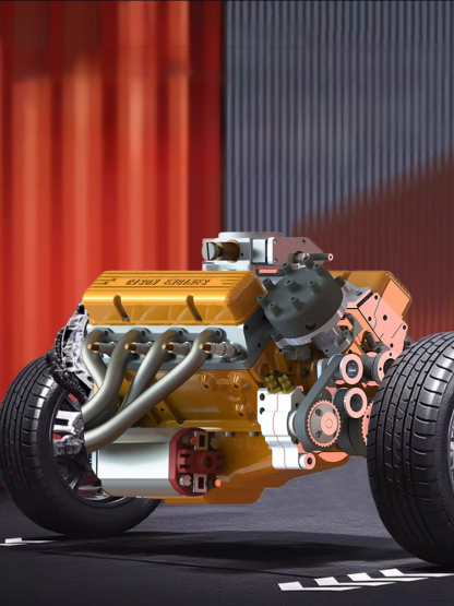 New V8 engine ornament