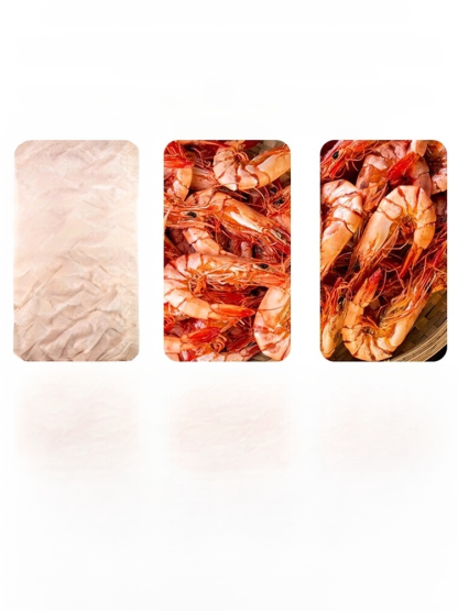 [Low-fat and high-protein] Freshly grilled and ready-to-eat large nine-section dried shrimps