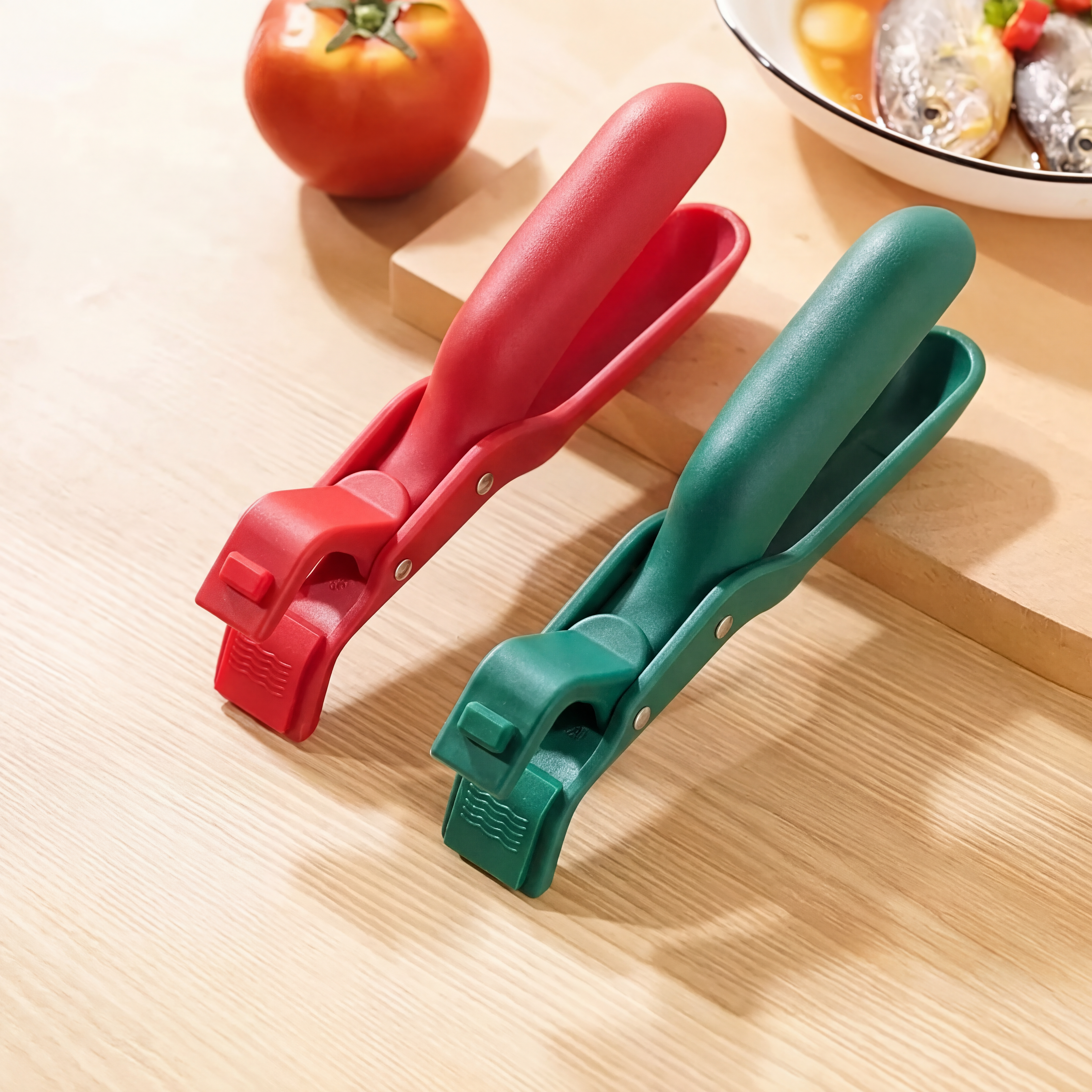 🎁🥘Christmas-Themed Multi-Function Anti-Scald Bowl Clip (2 PCS)